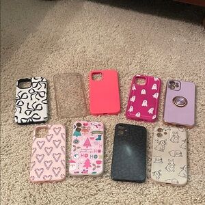 Assorted iPhone 12 cases